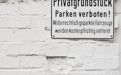 Parken auf Privatgrundstücken kann ein teures Vergnügen werden